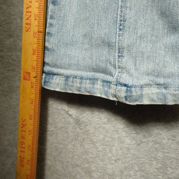 Austin Landing Jeans Womens Size 7 28 Blue Stars Flare leg Bohemian Cowgirl - Picture 7 of 8